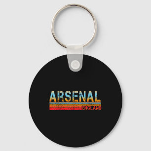 Love Heart Arsenal Tee Grunge Vintage Style Black  Keychain