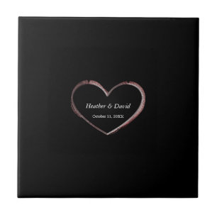 Love Heart Attractive Charming Wedding Tile