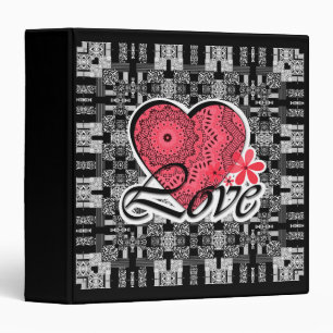 Love, heart binder