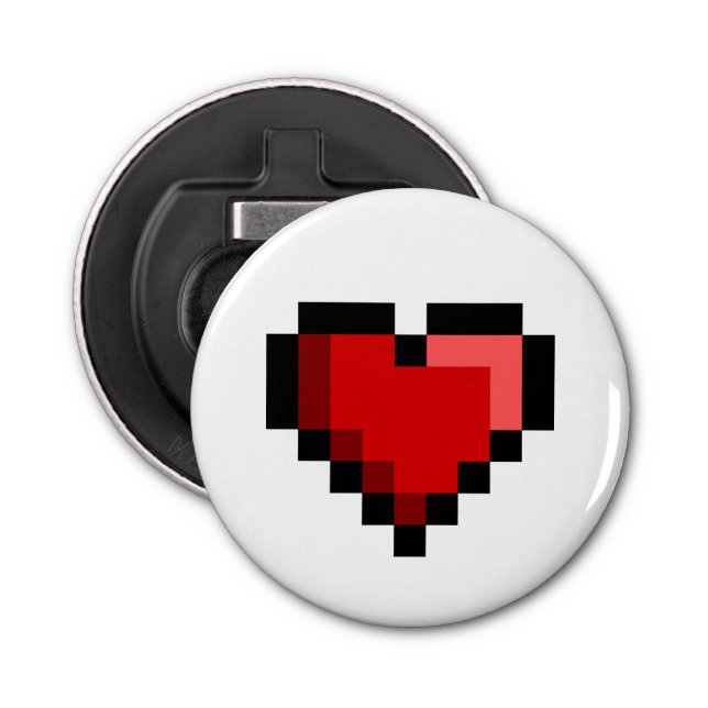 Love Heart Bottle Opener (Front)