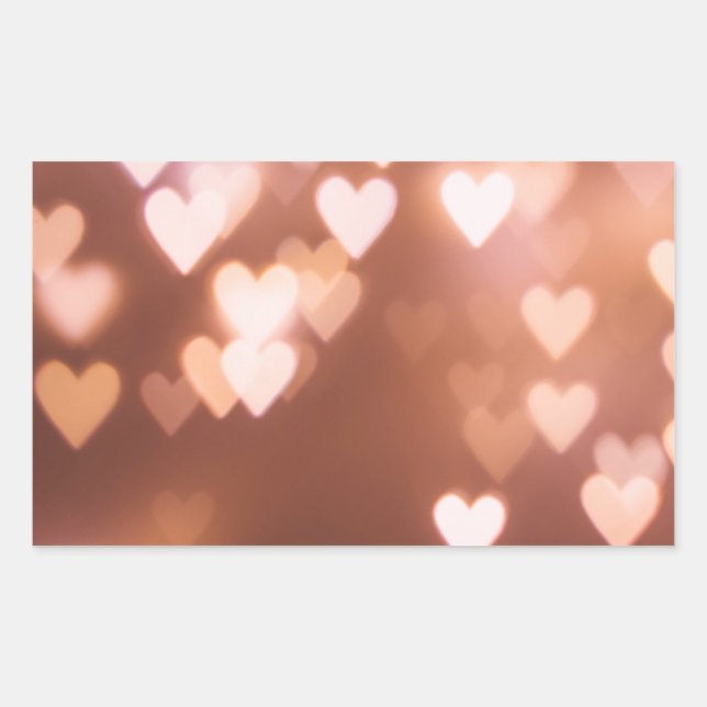 Love Heart Bubble Confetti Sticker (Front)