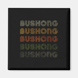 Love Heart Bushong Tee Grunge Vintage Style Black Magnet