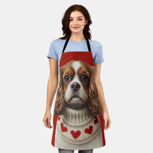 Love Heart cavalier Apron