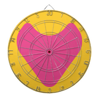 LOVE HEART COMBINATION COLORS BY MASANSER DARTBOARD