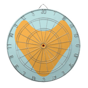 LOVE HEART COMBINATION COLORS BY MASANSER DARTBOARD