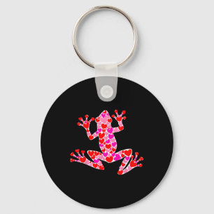 Love Heart Cute Frog Lover Couple Happy Valentines Keychain