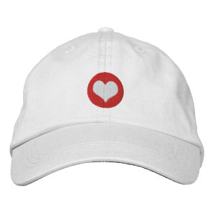Love Heart Embroidered Hat
