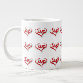 Love Heart Giant Café Mug