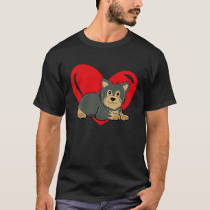 Love Heart Graphic Valentine's Day Yorkshire Boys  T-Shirt