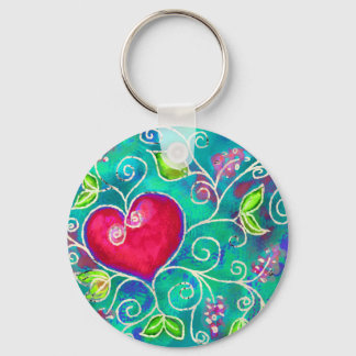 Love heart keychain