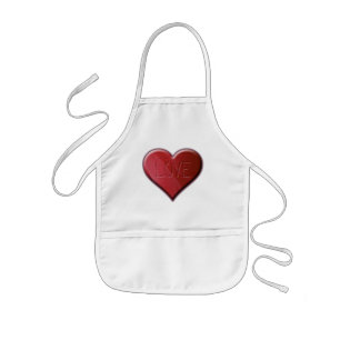 Love Heart Kids Apron