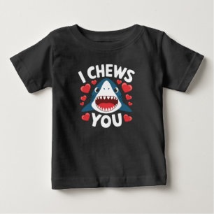 Love Heart Leopard Cute Valentine's Day Baby T-Shirt
