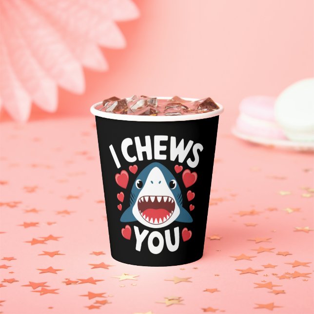 Love Heart Leopard Cute Valentine's Day  Paper Cups (Insitu)