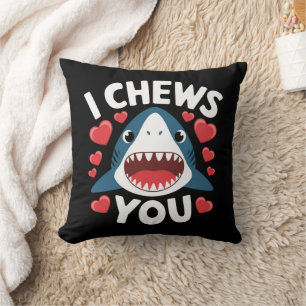 Love Heart Leopard Cute Valentine's Day Throw Pillow