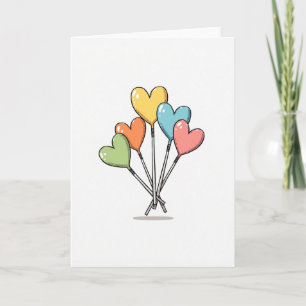 Love Heart Lollipop Card