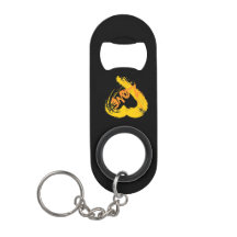 Love Heart Metal Keychain Bottle Opener