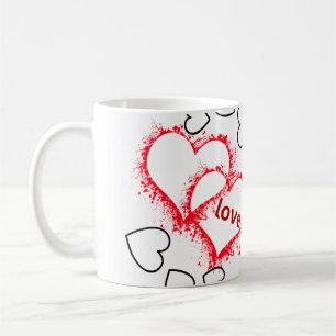 love heart mug