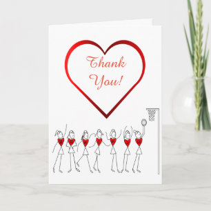 Love Heart Netball Merci