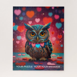 Love Heart Owl Jigsaw Puzzle