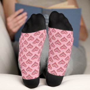 Love Heart Pattern  Socks