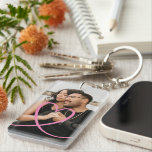 Love heart personalized photo custom made keychain<br><div class="desc">Love heart personalized photo custom made keychain. Simply upload your own photograph to this keyring and reposition or crop to get the best fit. Keychain photo gifts made by you from Ricaso</div>