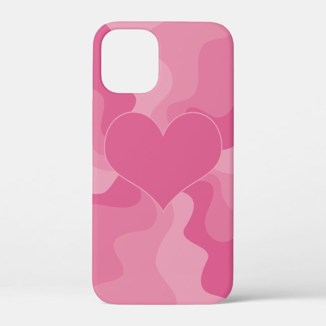 Love Heart - Pink Case-Mate iPhone Case (Back)