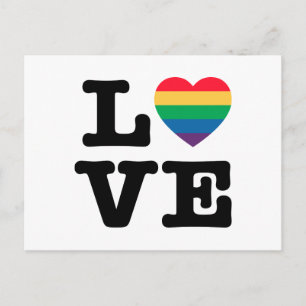 Love Heart Pride Postcard
