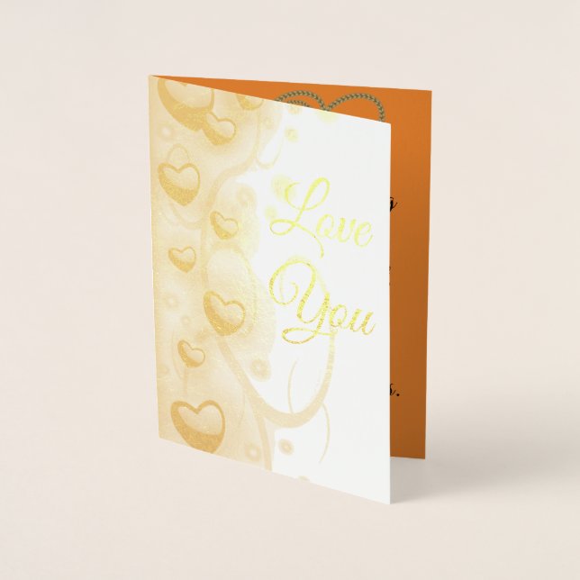 Love Heart Romantic Rose Love Destiny Destiny's Foil Card (Front)