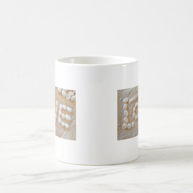 Love Heart Sea Shell Beach Hearts Seashells Summer Coffee Mug (Center)
