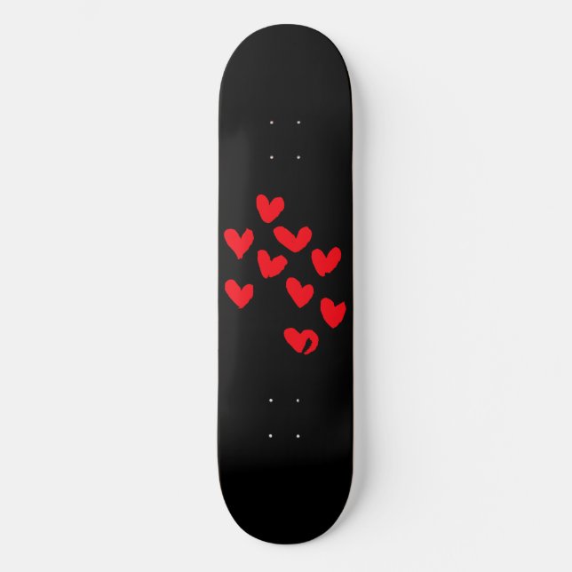 Love Heart Skateboard Deck (Front)