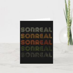 Love Heart Sonreal Tee Grunge Vintage Style Black  Card