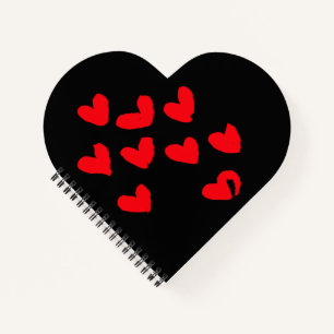 Love Heart Sprial Notebook