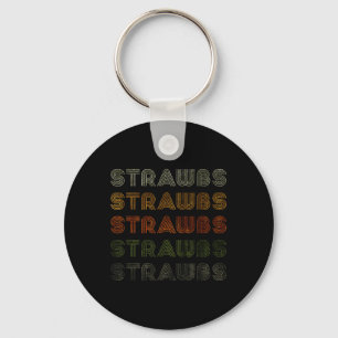 Love Heart Strawbs Tee Grunge Vintage Style Black  Keychain