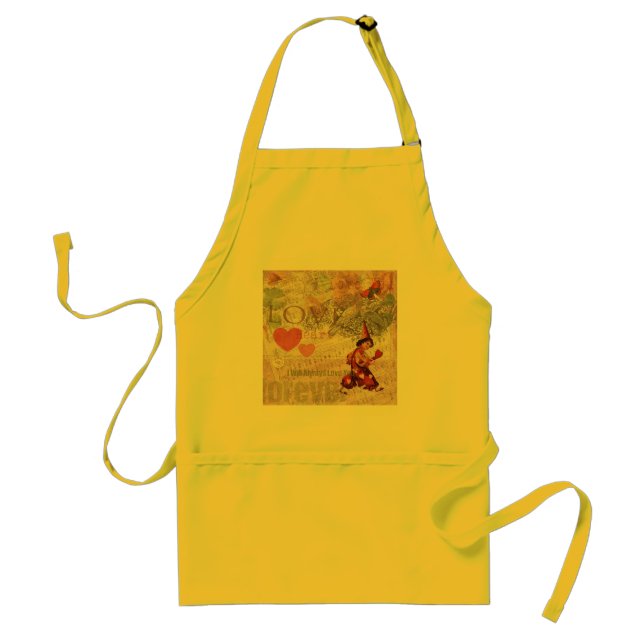 Love Heart Sweetheart Valentine Cherub Standard Apron (Front)