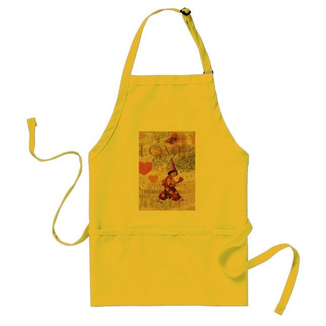 Love Heart Sweetheart Valentine Cherub Standard Apron (Front)