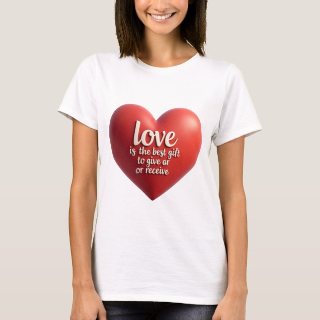 love heart T-Shirt (Front)