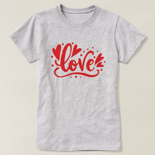 Love - Heart T-Shirt (Design Front)