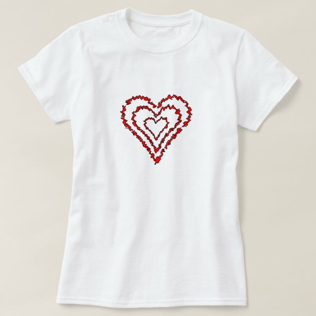 Love Heart T-Shirt (Design Front)