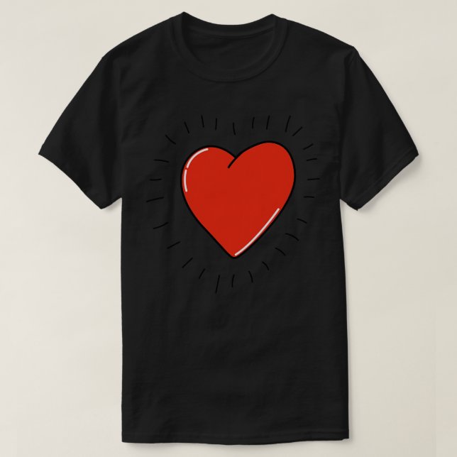 Love heart T-Shirt (Design Front)