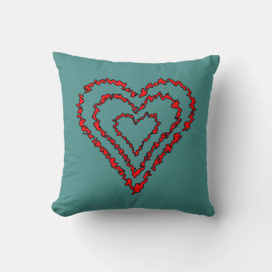 Love Heart Throw Pillow