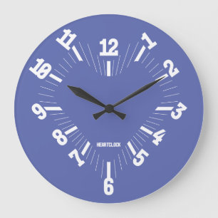Love HEART TIME BY MASANSER PIXELAT Large Clock
