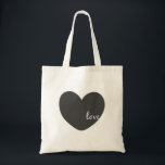 Love Heart Tote Bag<br><div class="desc">Carry your stuff in style with this cute love heart tote bag!</div>