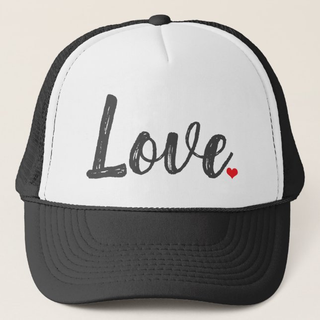 LOVE HEART | TRUCKER HAT (Front)