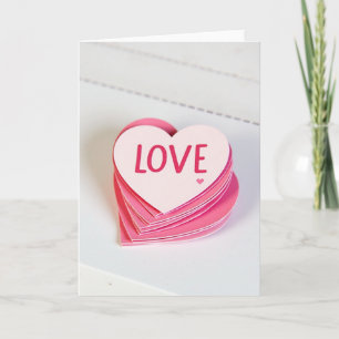 Love Heart Valentine Card