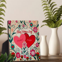 Love Heart Valentine Customized Names