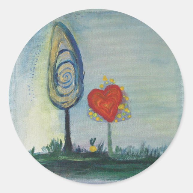 Love, Heart, Valentine Sticker (Front)
