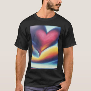 Love Heart Valentine's Day Couple Romantic T-Shirt