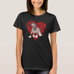 Love Heart Valentine's Day Roses Gypsy Boys Kids T-Shirt