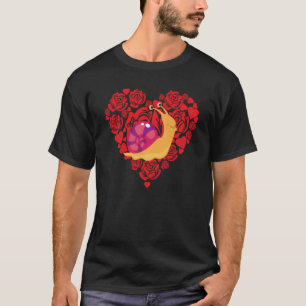 Love Heart Valentine's Day Roses Snail Boys Kids T-Shirt