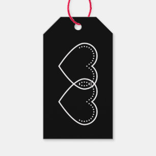 Love Heart White Valentine's Gift Tags